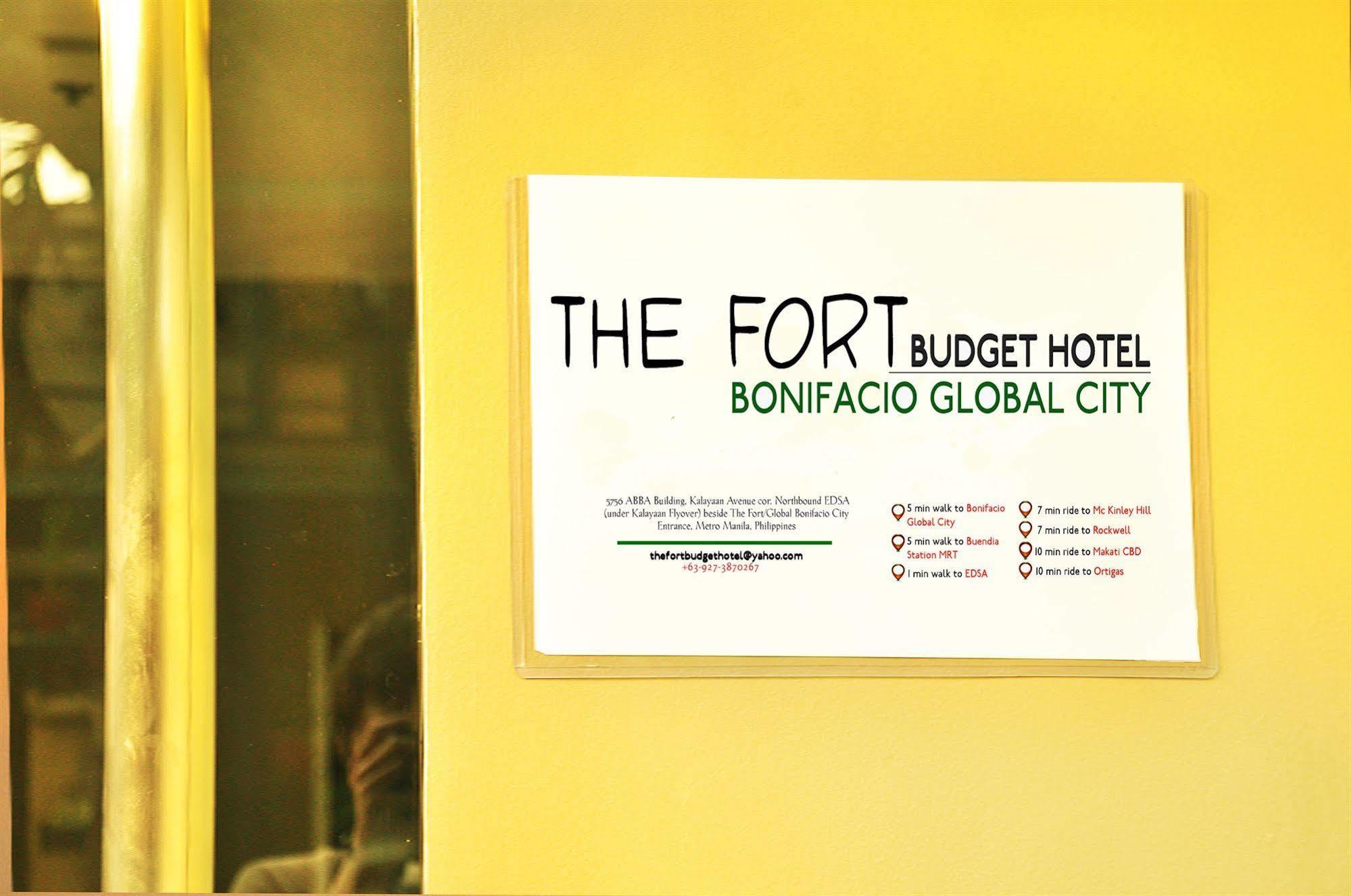 The Fort Budget Hotel- Bonifacio Global City Makati City Exterior photo